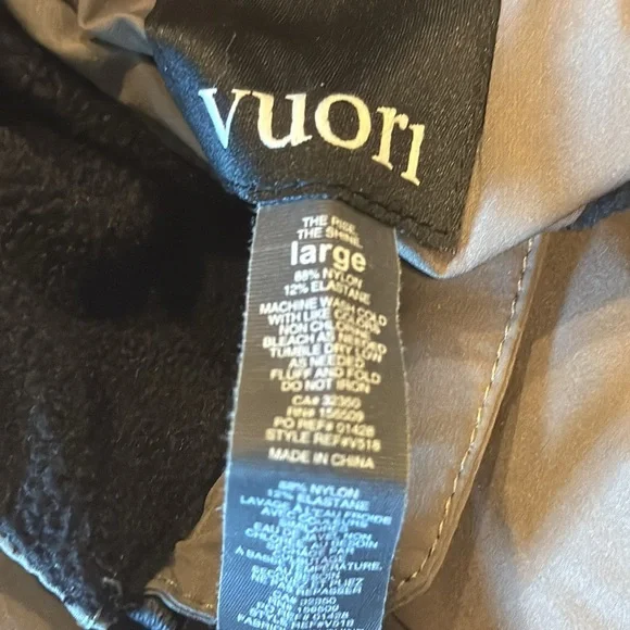 #356 Vuori Men’s Soco Jacket Sz Lg Oregano V518